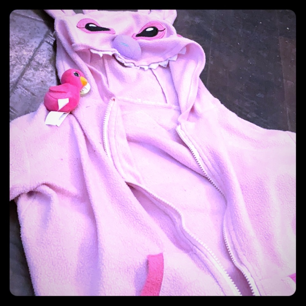 Light pink angle hoodie